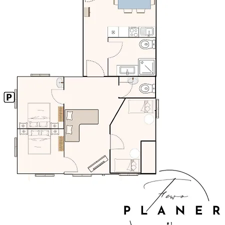 Apartment Planer Altstadtwohnung Mit Terrasse & Parkplatz *